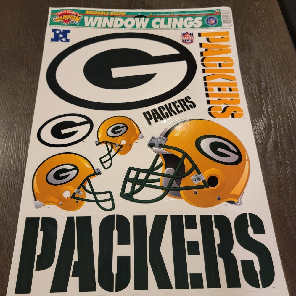 Green Bay Packers Vintage Window Clings